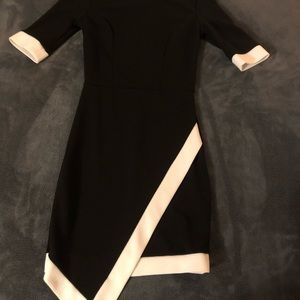 Black and white dress